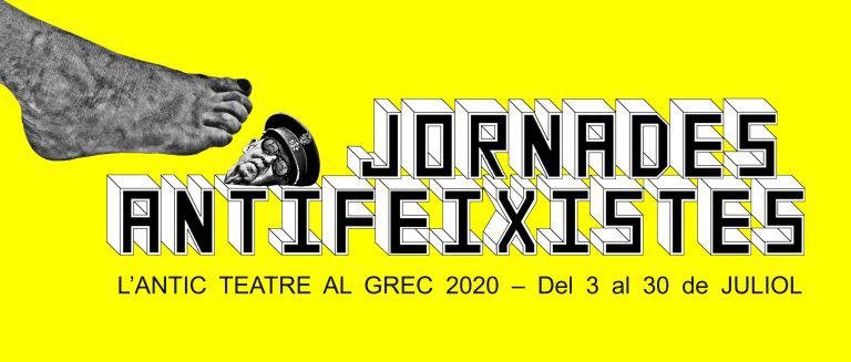 Cartaz Jornadas antifascistas Grec Barcelona 2020