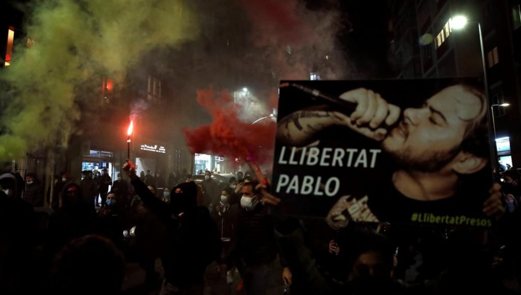 Protestos prisão Pablo Hasel