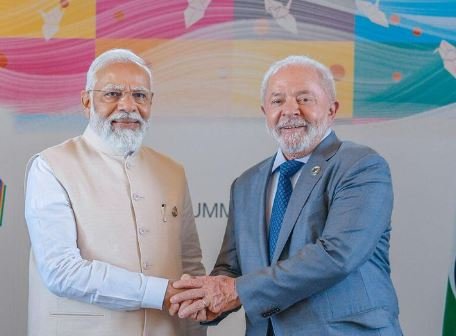 Lula e Narendra Modi